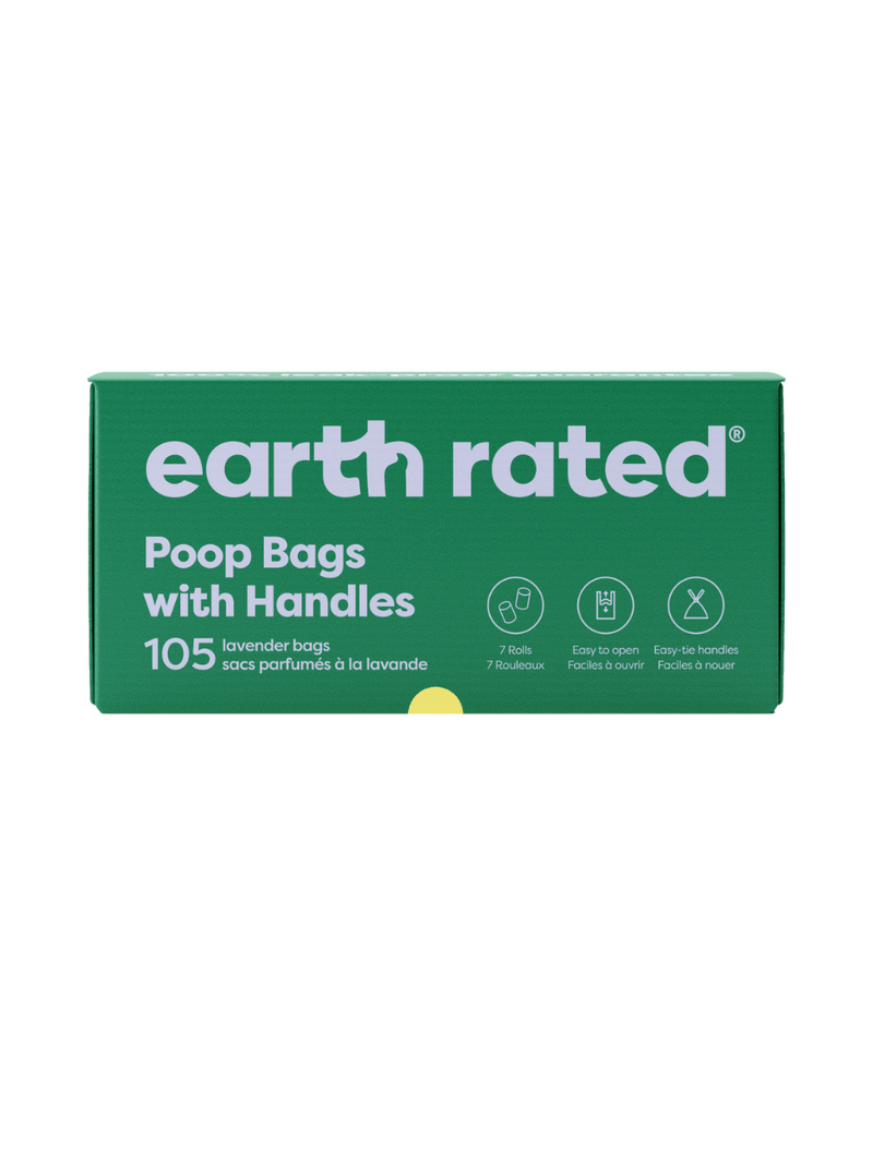 Dog Poop Bags With Handles on a Roll F5